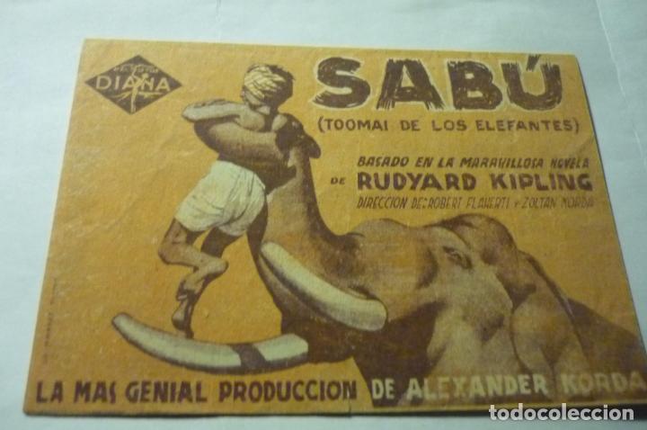 Cinema: programa doble sabu - publicidad
