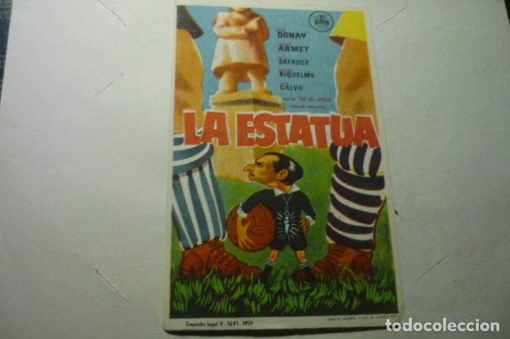 Cine: programa la estatua.-publicidad teatro pereda-santander&iquest;&iquest; - Foto 1