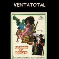 Cine: FOLLETO DE MANO ORIGINAL AÑO 1970 ALGODON EN HARLEM. Lote 361656640
