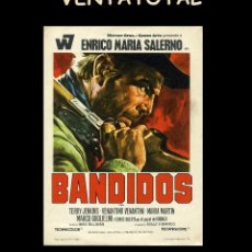 Cine: FOLLETO DE MANO ORIGINAL AÑO 1968 BANDIDOS. Lote 361667880