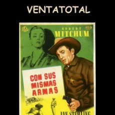 Cine: FOLLETO DE MANO ORIGINAL AÑO 1955 CON SUS PROPIAS ARMAS. Lote 361689010