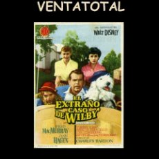 Cine: FOLLETO DE MANO ORIGINAL AÑO 1959 EL EXTRAÑO CASO DE WILBER. Lote 361699380