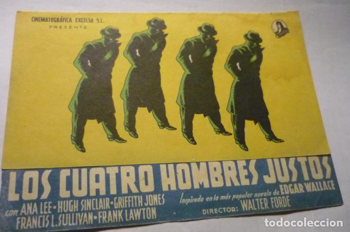 Cinema: programa los cuatro hombres justos.-publicidad cine casino la bauma