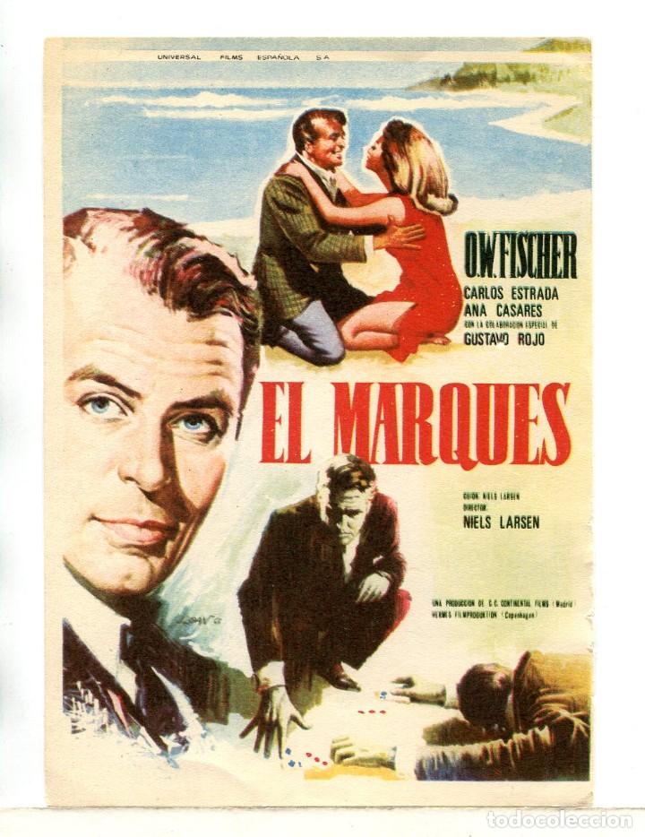 Cinema: EL MARQU&Eacute;S, con O.W. Fischer.