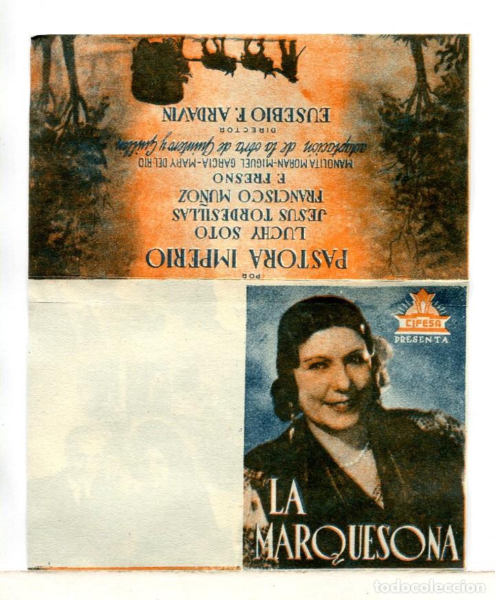 Cine: LA MARQUESONA, con Pastora Imperio. - Foto 1