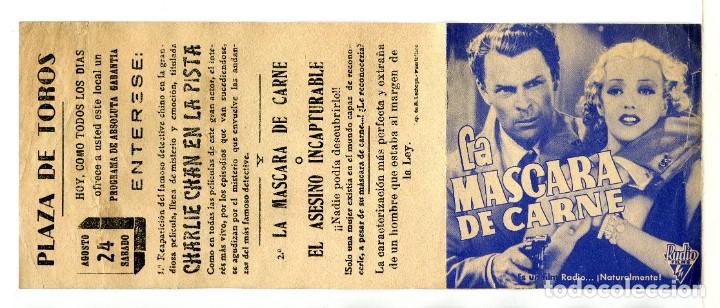 Cine: LA M&Aacute;SCARA DE LA CARNE, con Wallace Ford. - Foto 1