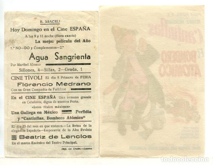 Cine: EL BOMBERO AT&Oacute;MICO, con Mario Moreno, Cantinflas. - Foto 2