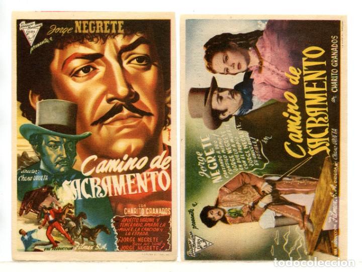 Cinema: CAMINO DE SACRAMENTO, con Jorge Negrete.