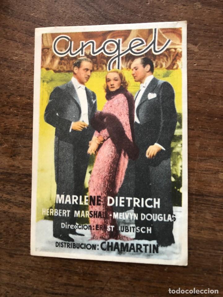 Cine: PROGRAMA DE MANO &Aacute;NGEL DE ERNEST LUBISCH - Foto 1