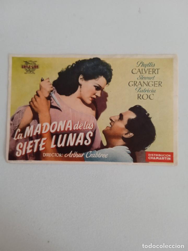 Cine: La madona de las siete lunas con publicidad Cine Echegaray M&aacute;laga