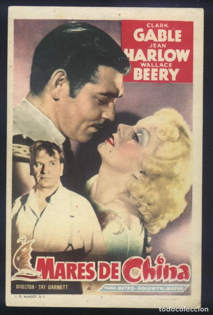 Cinema: P-1197- MARES DE CHINA (China Seas) Clark Gable - Jean Harlow - Wallace Beery - Lewis Stone