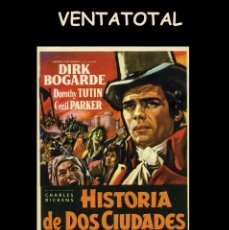 Cine: FOLLETO DE MANO ORIGINAL AÑO 1958 HISTORIA DE DOS CIUDADES