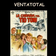 Cine: FOLLETO DE MANO ORIGINAL AÑO 1965 LA CABAÑA DEL TIO TOM. Lote 363003580
