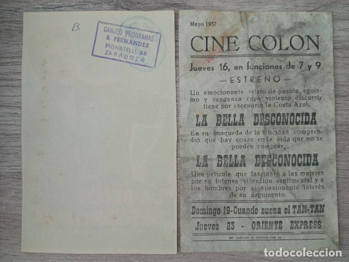Cine: LA BELLA DESCONOCIDA, GINGER ROGERS, VARIANTE DISTRIBUIDORA - Foto 2