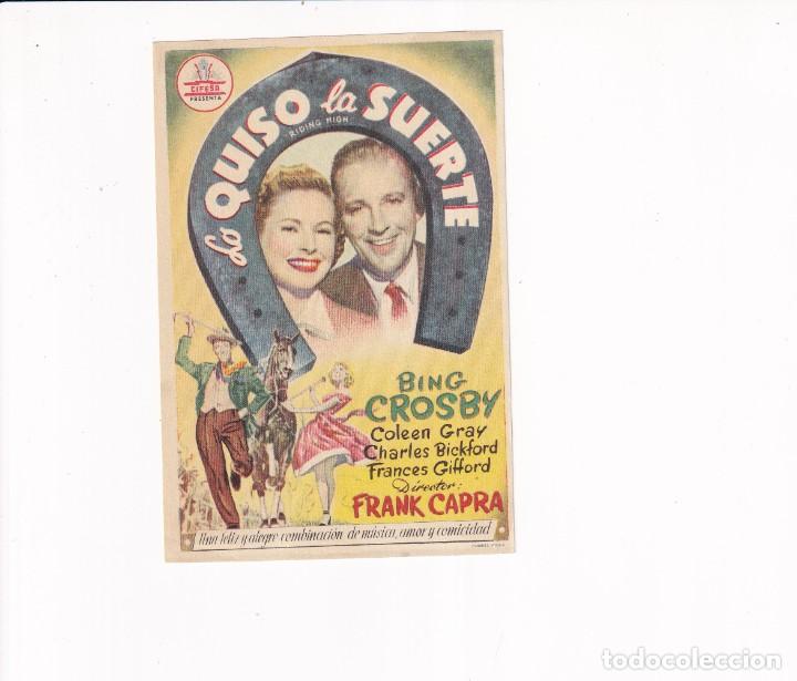 Cine: LO QUISO LA SUERTE .- BING CROSBY - Foto 1