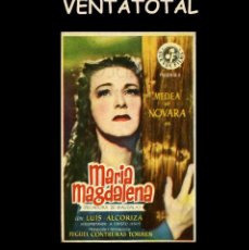 Cine: FOLLETO DE MANO ORIGINAL AÑO 1945 MARIA MAGDALENA. Lote 363168825