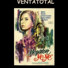 Cine: FOLLETO DE MANO ORIGINAL AÑO 1965 MEGATOM YE YE. Lote 363169260