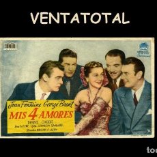 Cine: FOLLETO DE MANO ORIGINAL AÑO 1945 MIS CUATRO AMORES. Lote 363170590