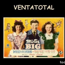Cine: FOLLETO DE MANO ORIGINAL AÑO 1943 MISTER BIG. Lote 363172150