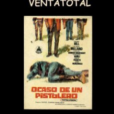 Cine: FOLLETO DE MANO ORIGINAL AÑO 1965 OCASO DE UN PISTOLERO. Lote 363278240