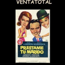Cine: FOLLETO DE MANO ORIGINAL AÑO 1964 PRESTAME TU MARIDO. Lote 363288550