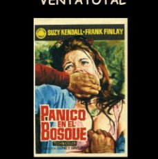 Cine: FOLLETO DE MANO ORIGINAL AÑO 1970 PANICO EN EL BOSQUE. Lote 363293990