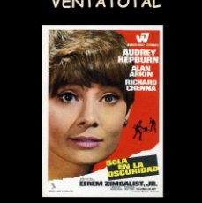 Cine: FOLLETO DE MANO ORIGINAL AÑO 1967 SOLA EN LA OSCURIDAD. Lote 363305400