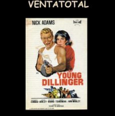 Cine: FOLLETO DE MANO ORIGINAL AÑO 1965 YOUNG DILLINGER. Lote 363315955