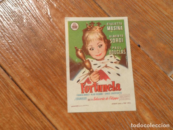 Cine: FORTUNELA PROGRAMA DE MANO ORIGINAL - - SIN CINE - Foto 1