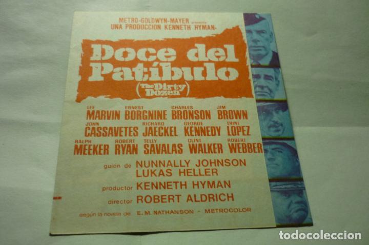 Cine: PROGRAMA DOBLE DOCE DEL PATIBULO.-LEE MARVIN PUBLICIDAD - Foto 1