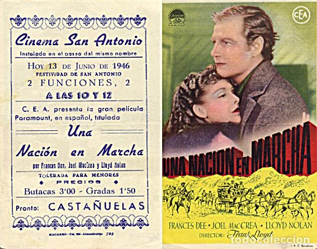 Cine: Programa de mano Cinema San Antonio. Almendralejo (Badajoz) - Foto 1