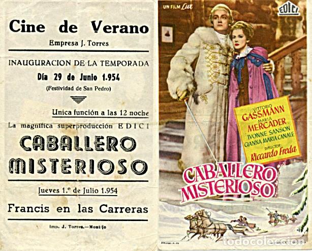 Cine: Programa de mano Cine de Verano. Montijo (Badajoz) - Foto 1