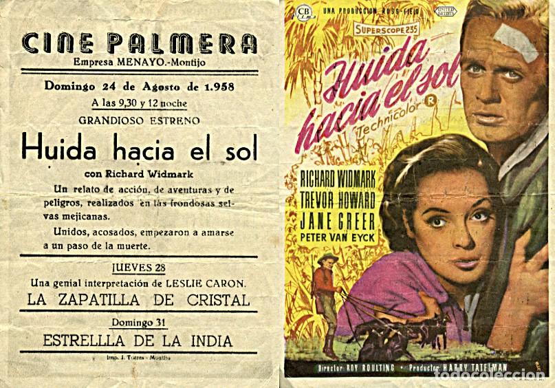 Cine: Programa de mano Cine Palmera. Montijo (Badajoz) - Foto 1