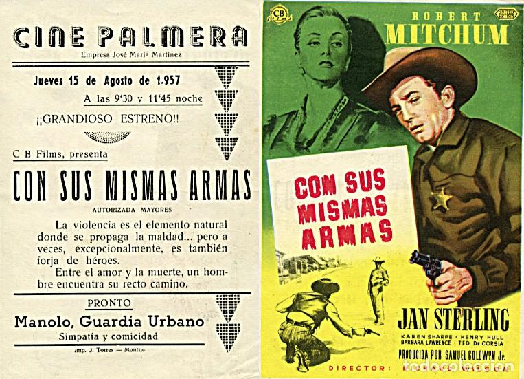 Cine: Programa de mano Cine Palmera. Montijo (Badajoz) - Foto 1