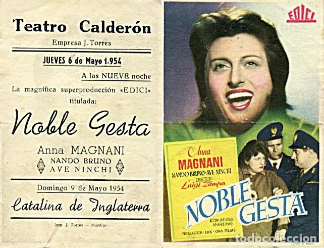 Cine: Programa de mano Teatro Calder&oacute;n. Montijo (Badajoz) - Foto 1