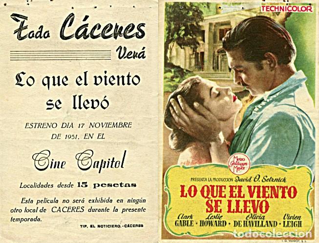 Cine: Programa de mano Cine Capitol. C&aacute;ceres - Foto 1