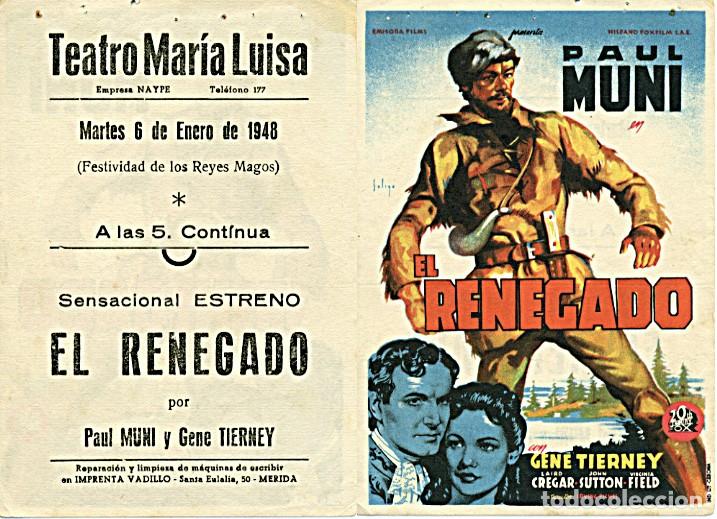Cine: Programa de mano Cine Teatro Mar&iacute;a Luisa. M&eacute;rida - Foto 1