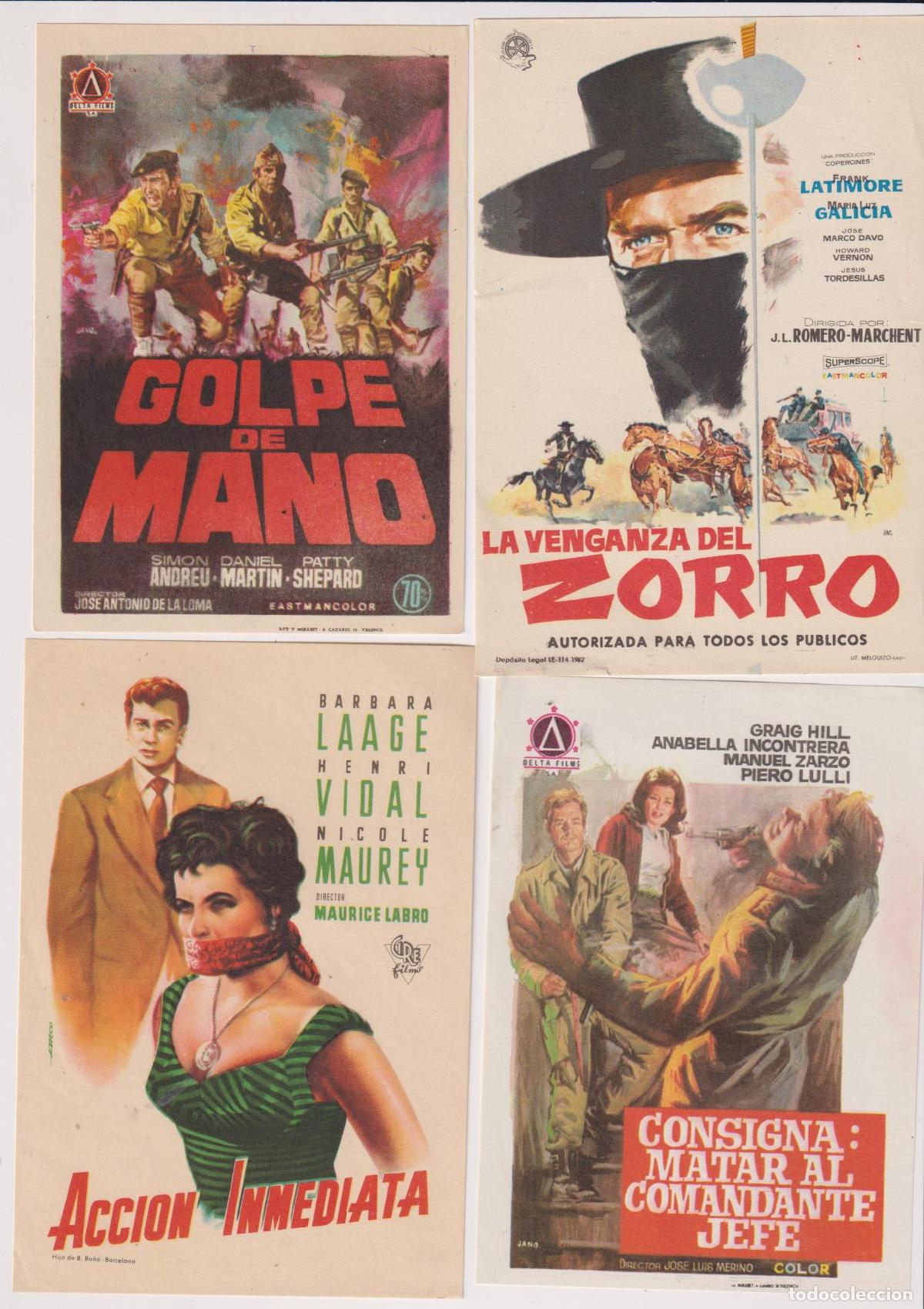 Cine: Lote de 4 Programas: La venganza del Zorro y otros - Foto 1