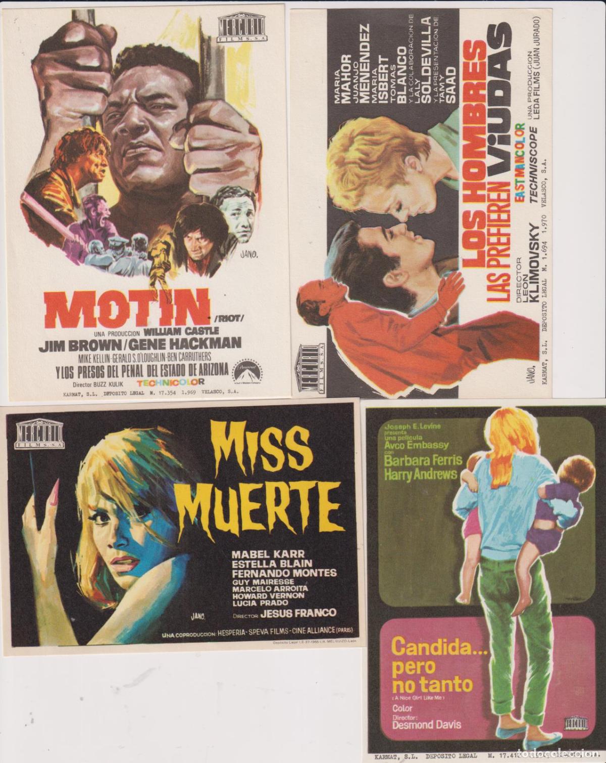 Cine: Lote de 4 Programas: Mis Muerte y otros - Foto 1