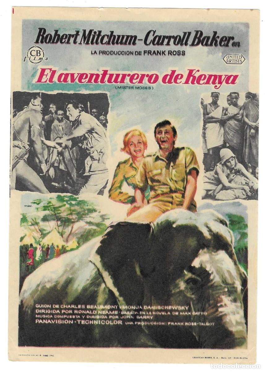 Cine: Programa Cine. El aventurero de Kenya. Robert Mitchum. 19-1447 - Foto 1
