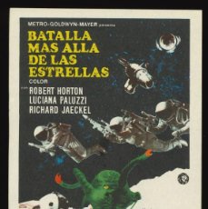 Cine: BATALLA MÁS ALLÁ DE LAS ESTRELLAS / PROGRAMA DE CINE SIN PUBLICIDAD EN TRASERA (CI-FI). Lote 364526521