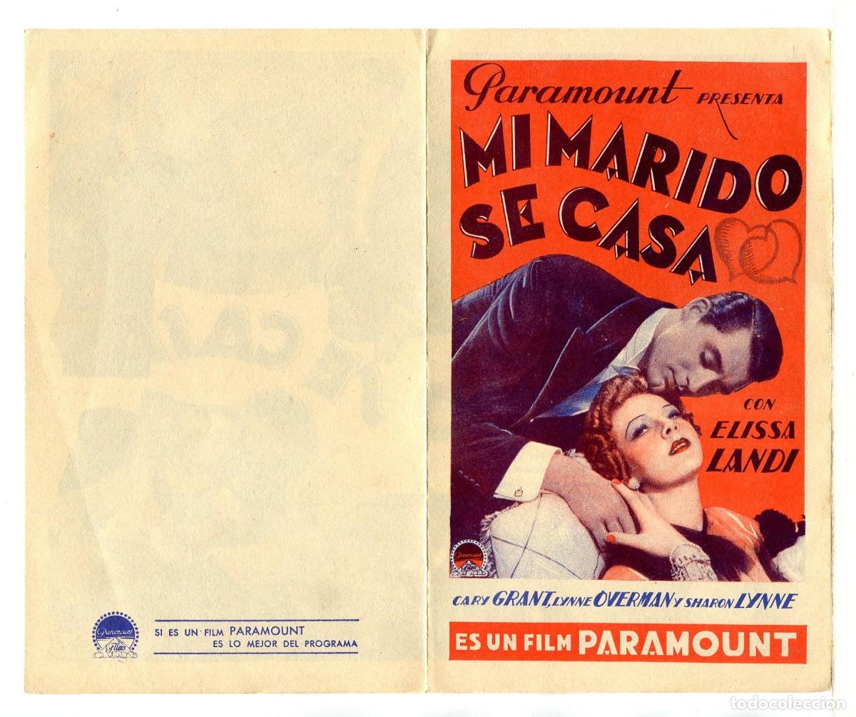 Cine: MI MARIDO SE CASA, con Cary Grant. - Foto 1