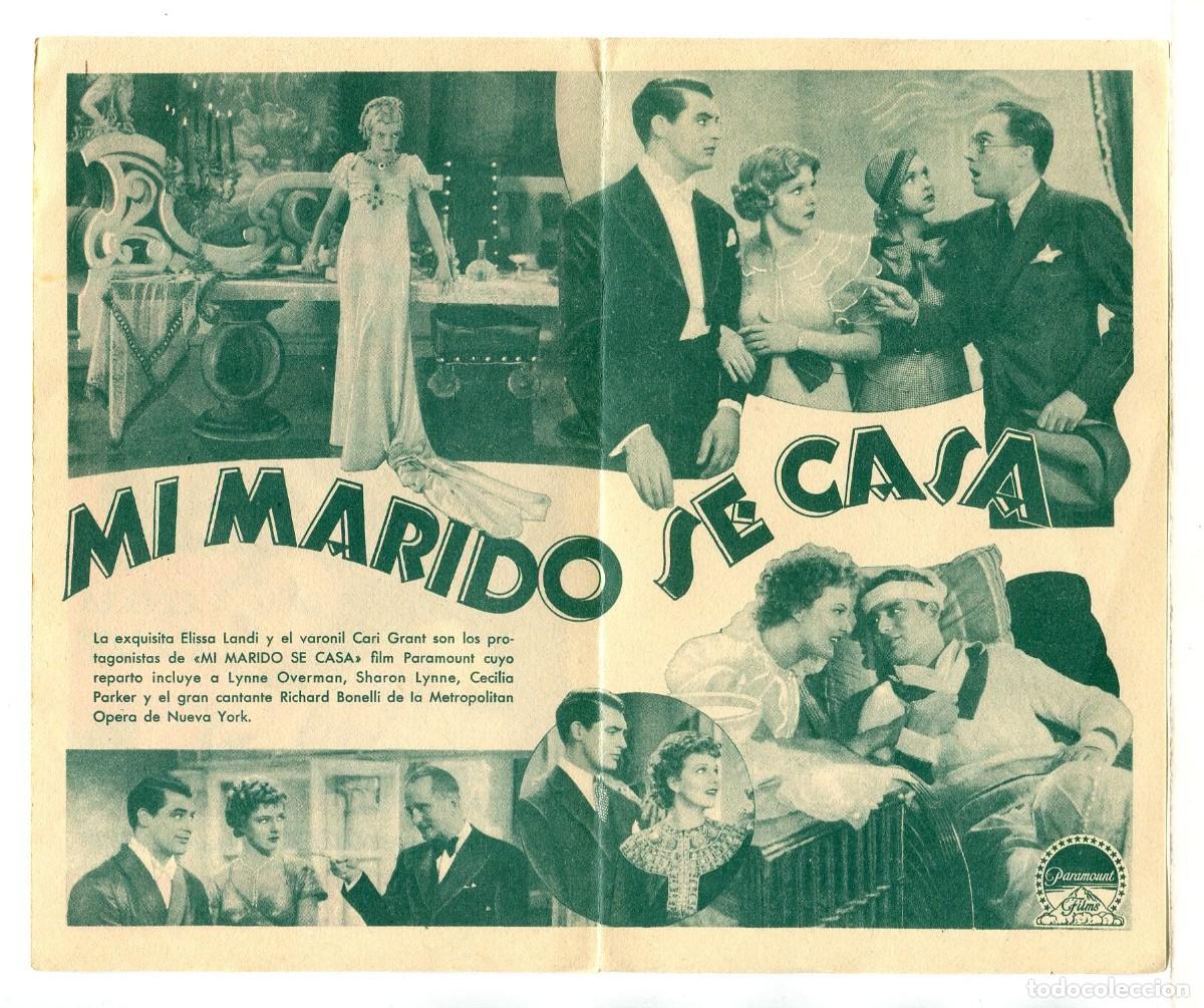 Cine: MI MARIDO SE CASA, con Cary Grant. - Foto 2