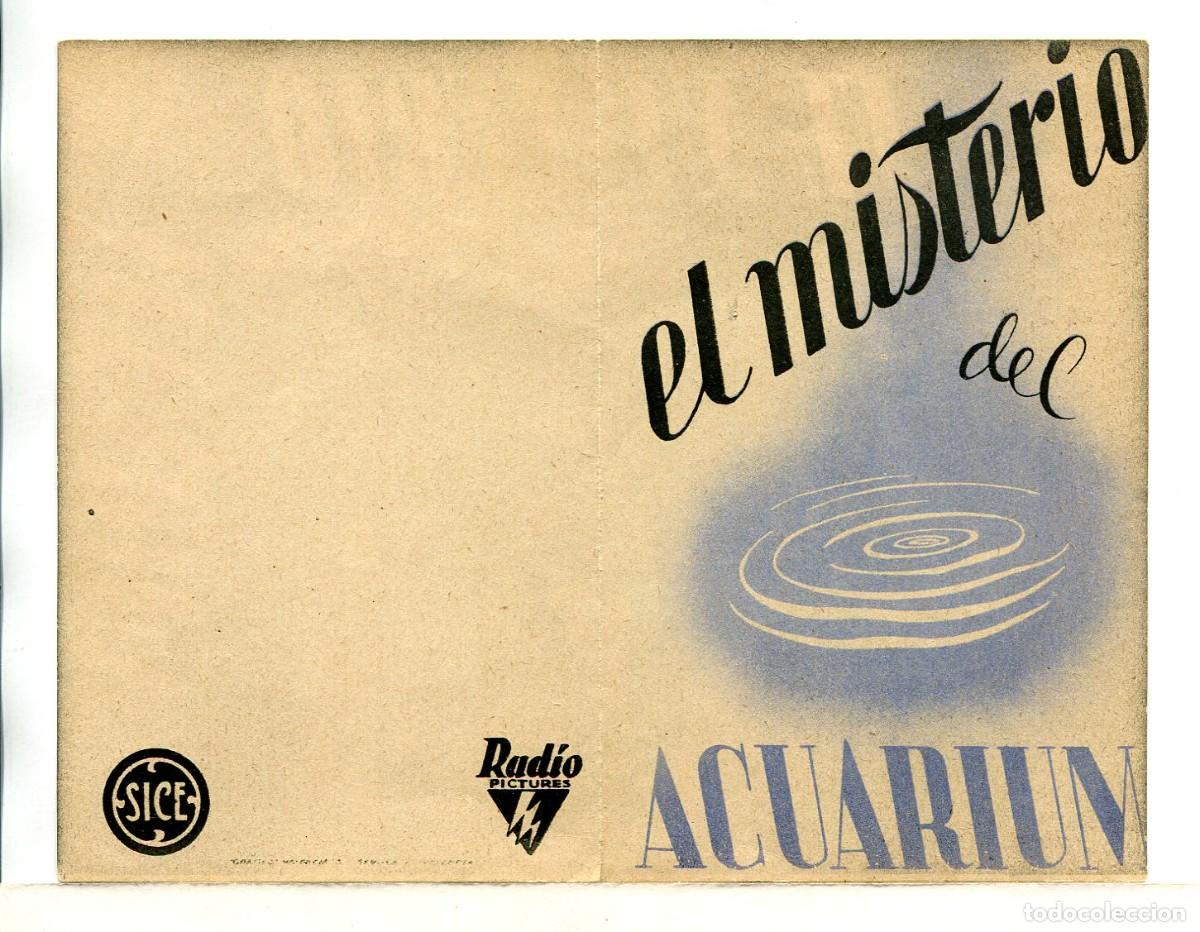 Cine: EL MISTERIO DEL ACUARIUM, con Robert Armstrong. - Foto 1