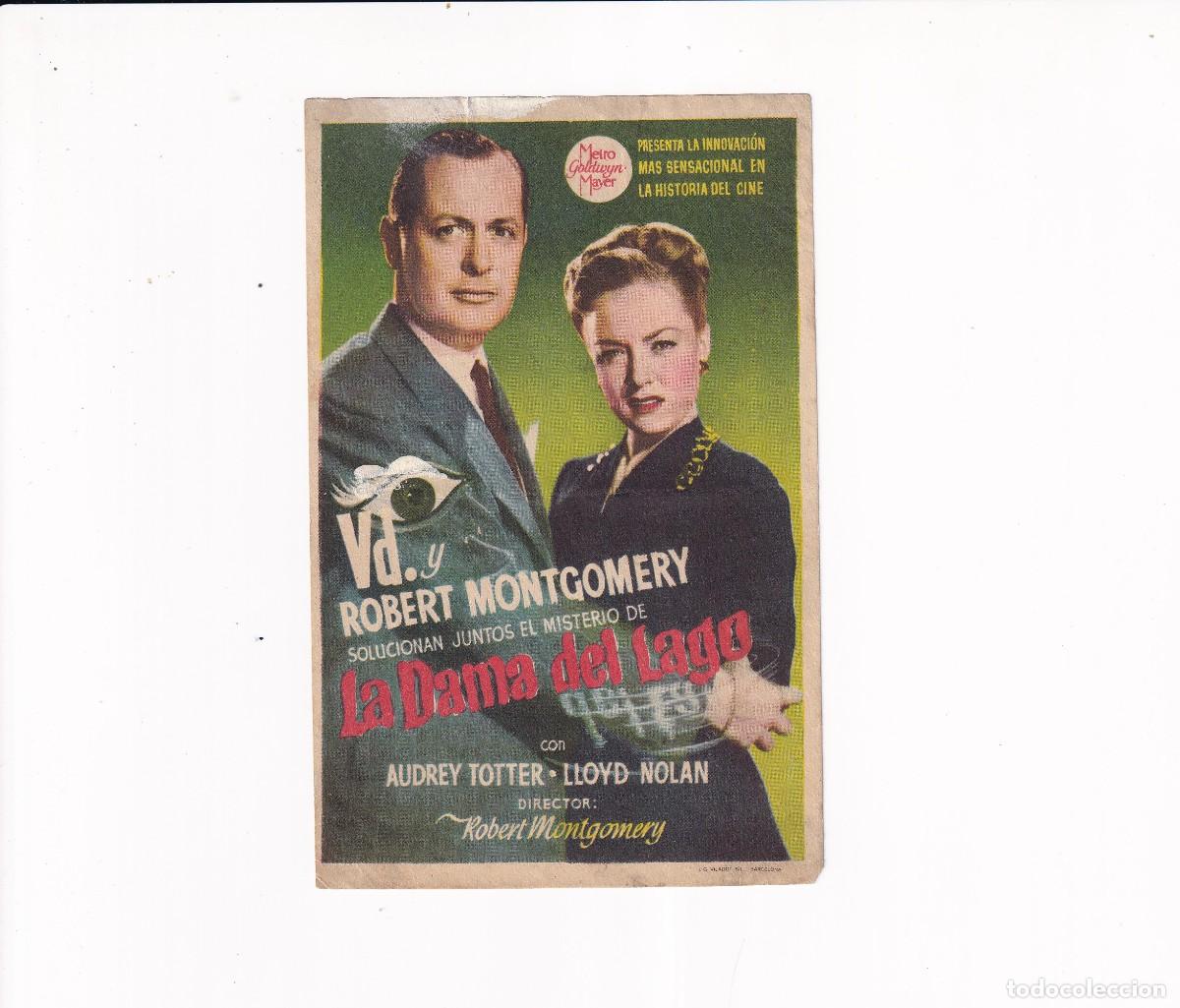 Cine: LA DAMA DEL LAGO .- ROBERT MONTGOMERY - Foto 1