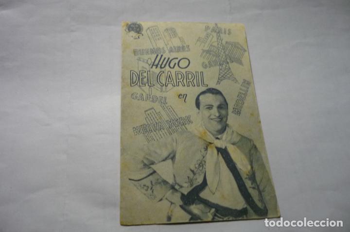 Cine: programa doble la vida de carlos gardel- hugo del carril - Foto 1