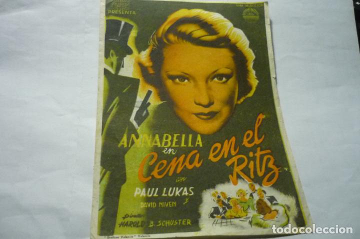 Cine: programa cena en el ritz- annabella publicidad - Foto 1
