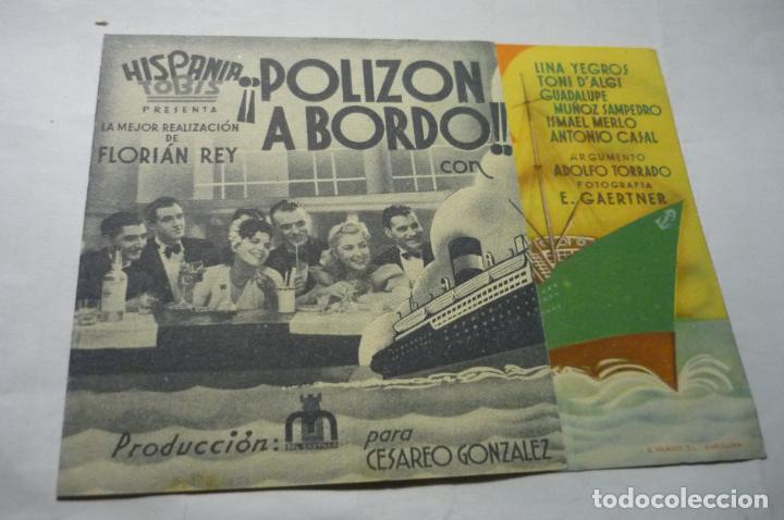 Cine: programa doble &iexcl;polizon a bordo&iexcl; lina yegros - Foto 1