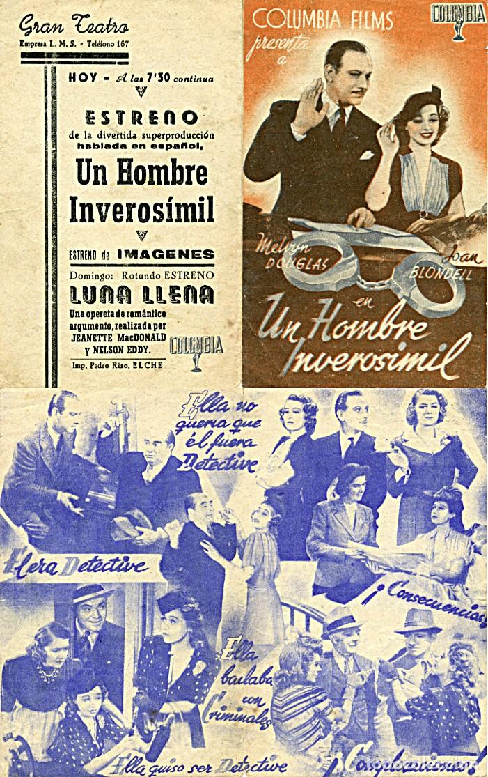 Cine: Gran Teatro. Programa doble. A&ntilde;os 40 - Foto 1