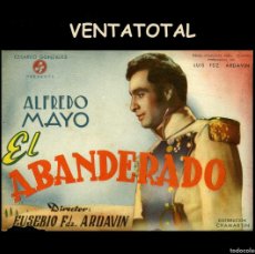 Cine: FOLLETO DE MANO DOBLE ORIGINAL AÑO 1943 EL ABANDERADO. Lote 365924191